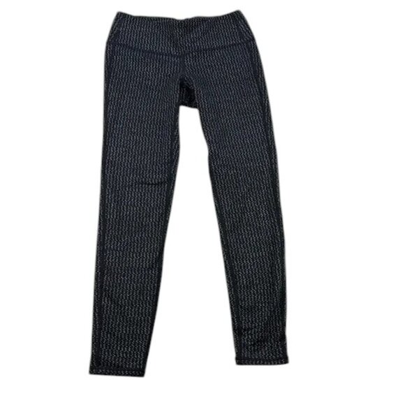 Athleta Pants - Athleta Leggings Mid Rise Black White Women's Size S